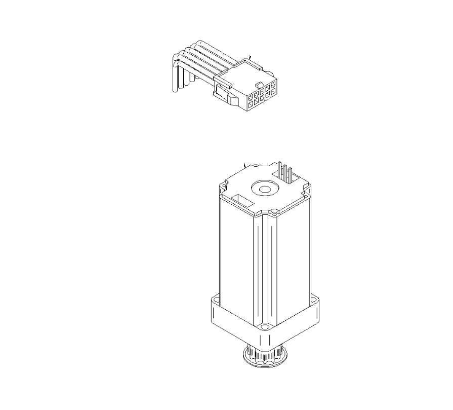 Motor Mühle ø54 mit Kabel, kpl  für Thermoplan Black and White one   