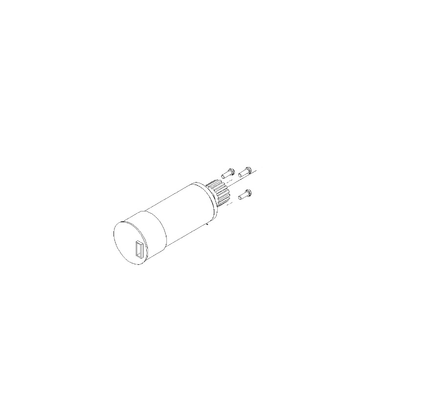 Gleichstrommotor 24V, komplett  für Thermoplan Black and White 3 