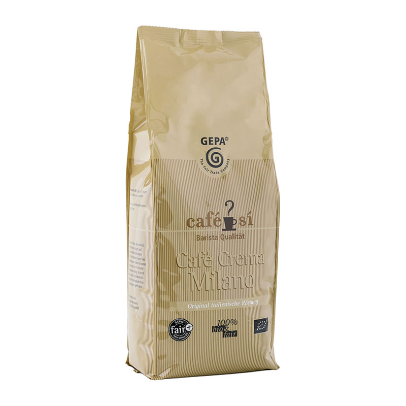 Milano Bio Cafe Crema - Cafe Sí von GEPA kaufen Milano Bio Cafe Crema - Cafe Sí von GEPA kaufen